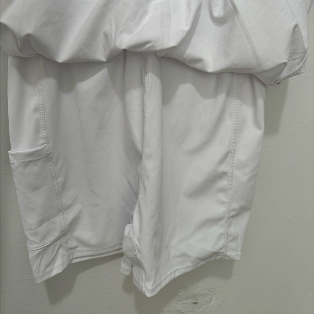 Abercrombie & Fitch white mini skort dress - Picture 3 of 4